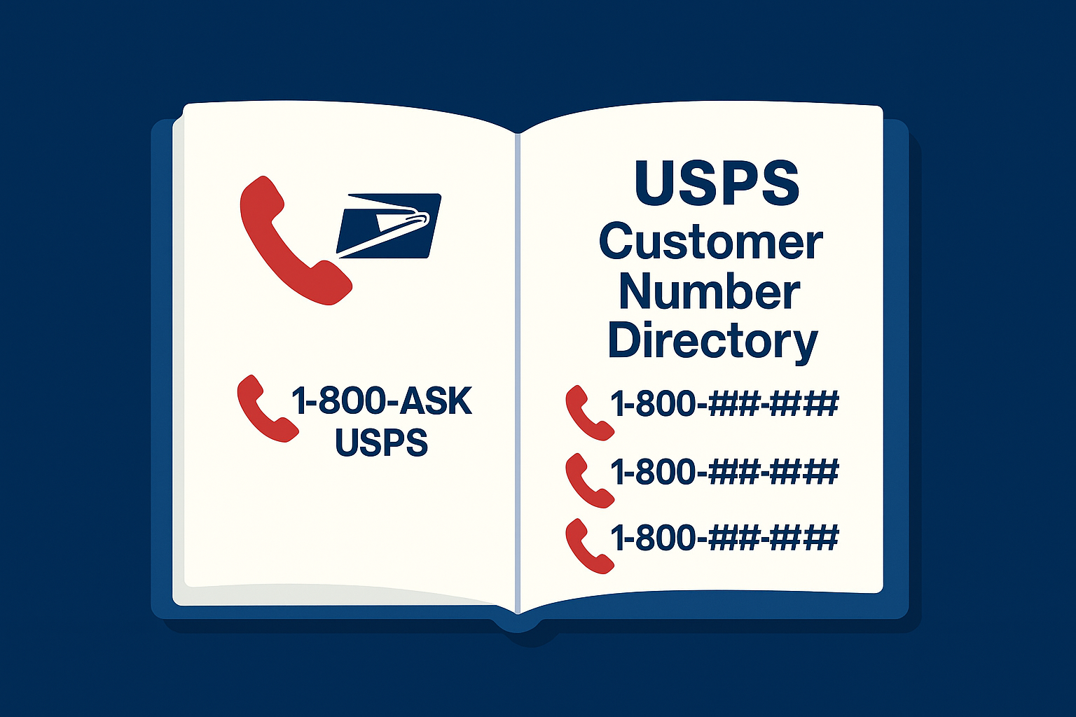 USPS customer number directory illustration